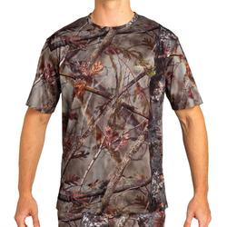 Camiseta Manga Corta Hombre Caza Solognac 100 Camuflaje Bosque Transpirable  SOLOGNAC | Decathlon