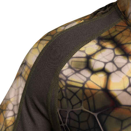 Tylūs medžiokliniai orą praleidžiantys ilgarankoviai marškinėliai 500 „Furtiv“