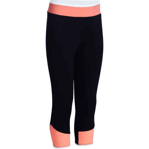 
      Energy Girls' Gym Leggings - Black/Orange
  