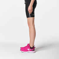 RUN DRY WOMEN'S TIGHT SHORTS - BLACK