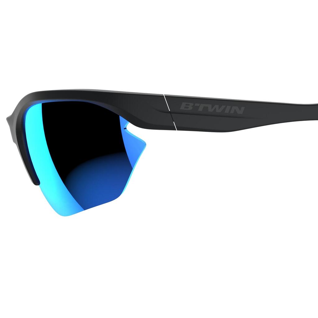 Sonnenbrille Sportbrille Cycling 500 Kat. 3 schwarz/blau