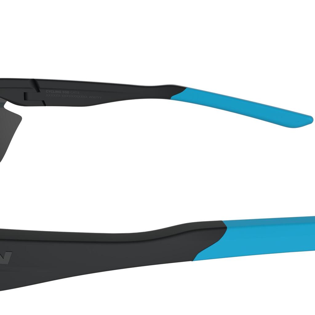 Sonnenbrille Sportbrille Cycling 500 Kat. 3 schwarz/blau