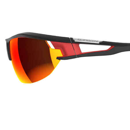 نظارة شمسية لركوب الدراجات، مع 4 عدسات يمكن التبديل بينهم 700 - لون أحمر