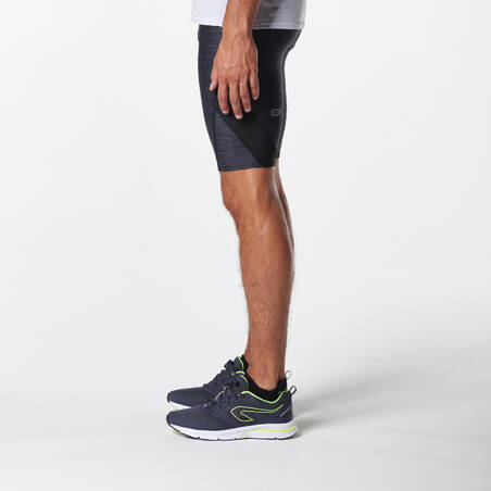 Men's Running Breathable Tight Shorts Dry+ - abyss grey