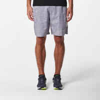 RUN DRY+ MEN'S SHORTS - MOTTLED GREY