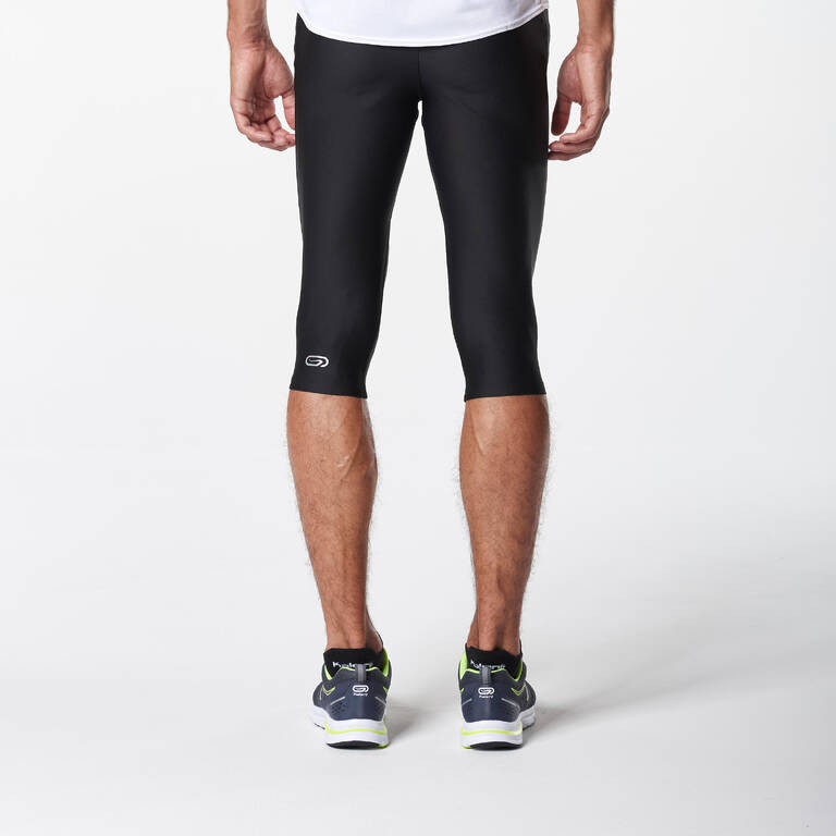 Decathlon compression pants men's quick-drying running sports tights high  elastic basketball fleece pants bottoming fitness pants TSG3