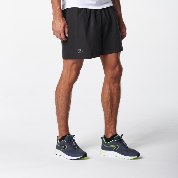 SHORT RUNNING HOMME RUN DRY NOIR Kalenji Decathlon