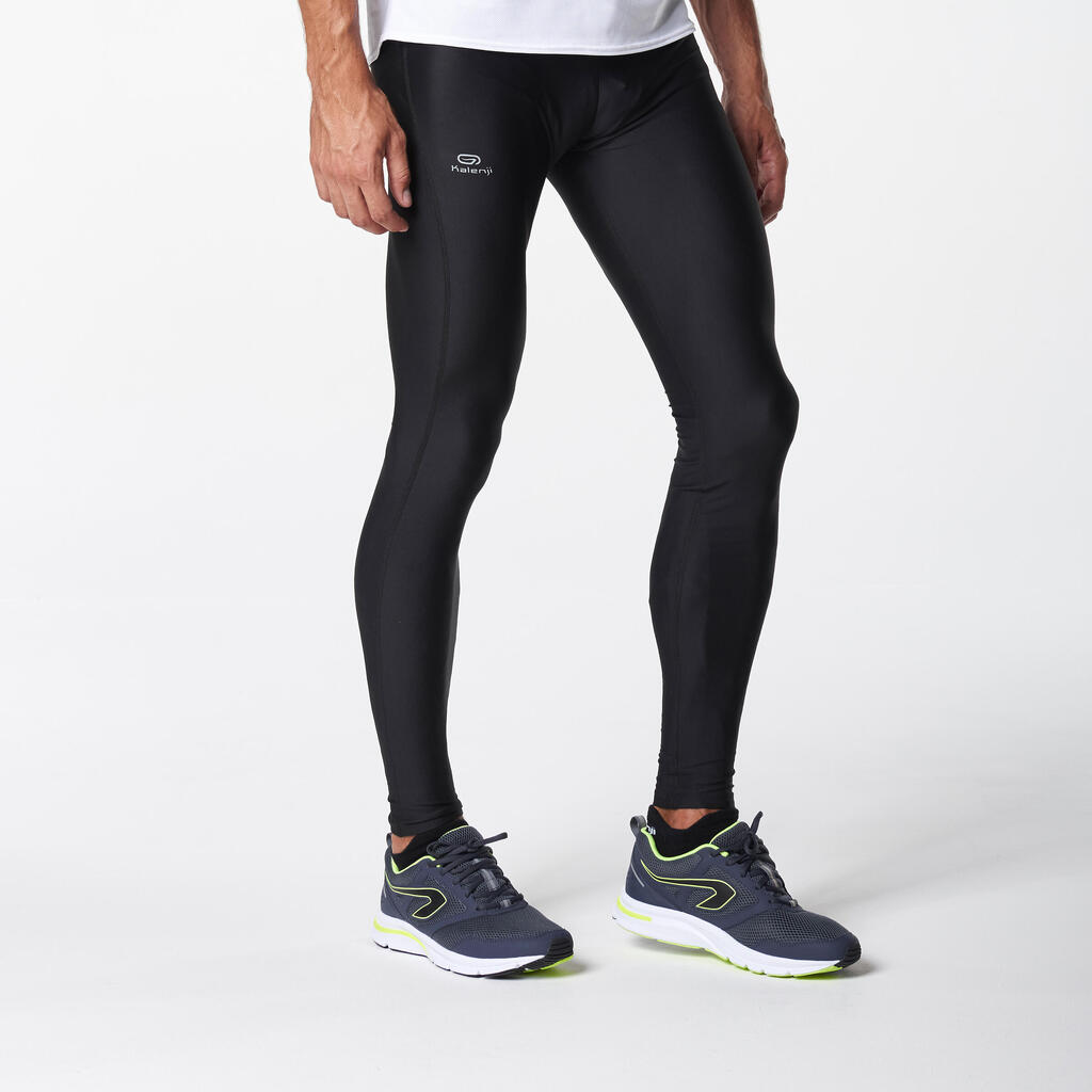 Men's Running Breathable Long Tights Dry - black