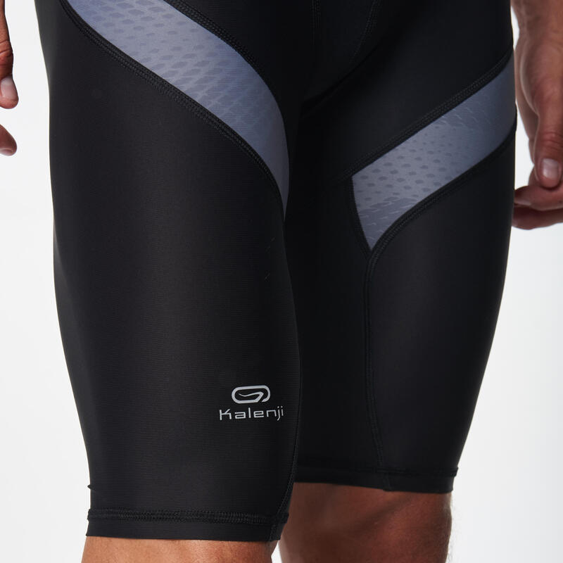 KIPRUN MEN'S COMPRESSION RUNNING TIGHTS BLACK KIPRUN Decathlon
