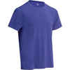 Pánske tričko Active na fitness s rovným strihom a krátkym rukávom tmavomodré