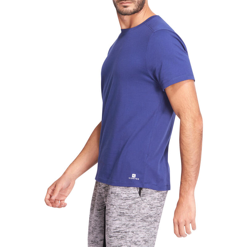 T-Shirt regular Gym & Pilates homme bleu marine