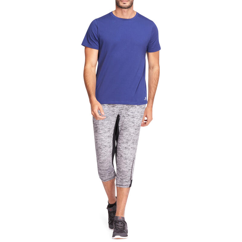 T-Shirt regular Gym & Pilates homme bleu marine