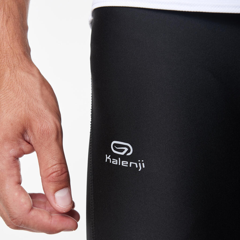 Men's Running Breathable Long Tights Dry - black