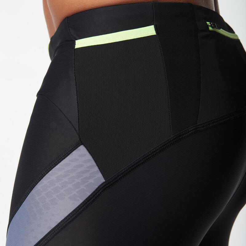 KIPRUN MEN'S COMPRESSION RUNNING TIGHTS BLACK KIPRUN Decathlon