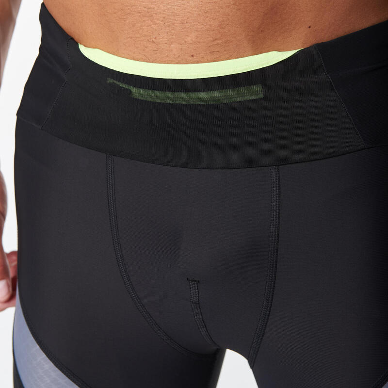 KIPRUN MEN'S COMPRESSION RUNNING TIGHTS BLACK KIPRUN Decathlon