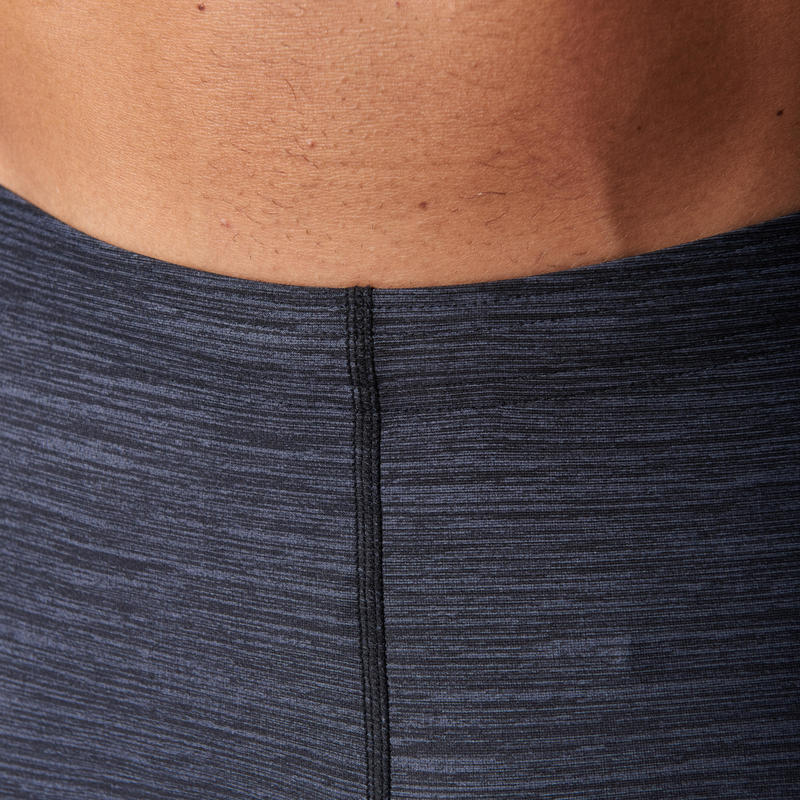 Тайтсы для бега короткие мужские черные DRY PLUS - Decathlon