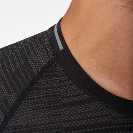 Чоловіча футболка для бігу Skincare Kiprun - Чорна