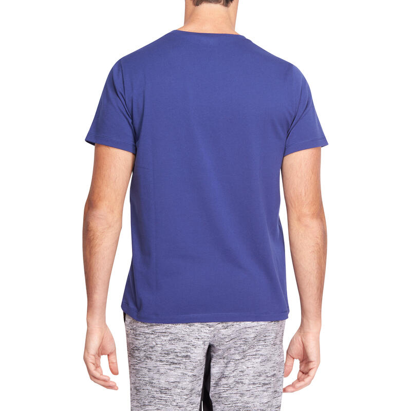 T-Shirt regular Gym & Pilates homme bleu marine