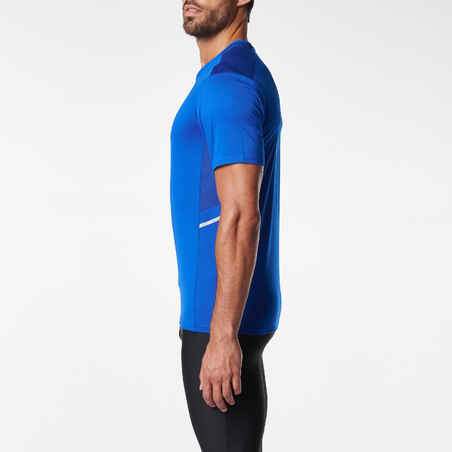 RUN DRY+ MEN'S RUNNING T-SHIRT BLUE