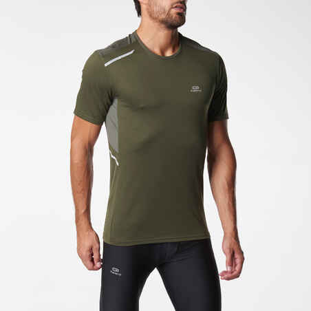 RUN DRY+ MEN'S RUNNING T-SHIRT GREEN