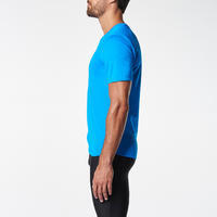 TEE SHIRT RUNNING HOMME RUN DRY BLEU