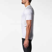 RUN DRY+ MEN'S RUNNING T-SHIRT WHITE PRINT