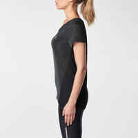 RUN LIGHT WOMEN'S T-SHIRT - BLACK