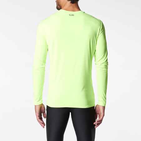 SUN PROTECT MEN'S RUNNING T-SHIRT YELLOW