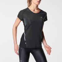 RUN LIGHT WOMEN'S T-SHIRT - BLACK