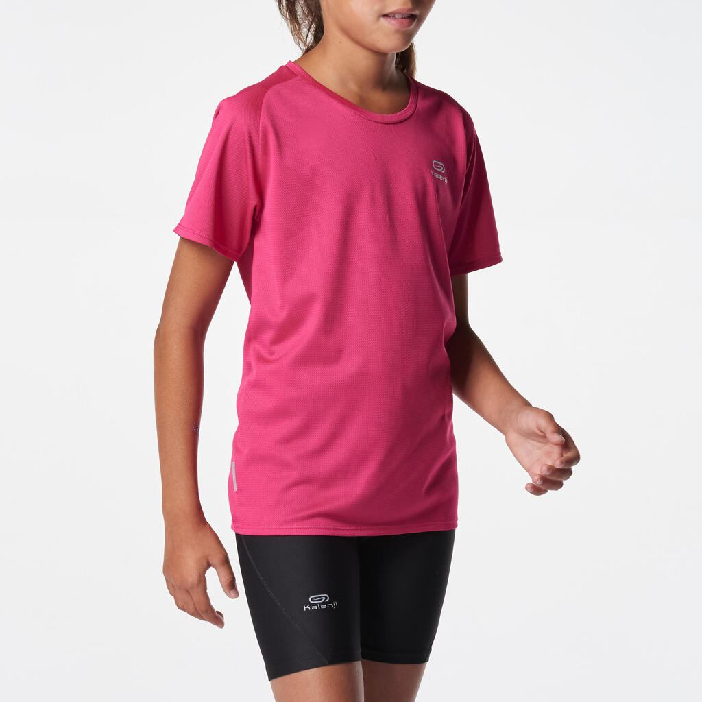 OTROŠKA TEKAŠKA MAJICA RUN DRY ROZA
