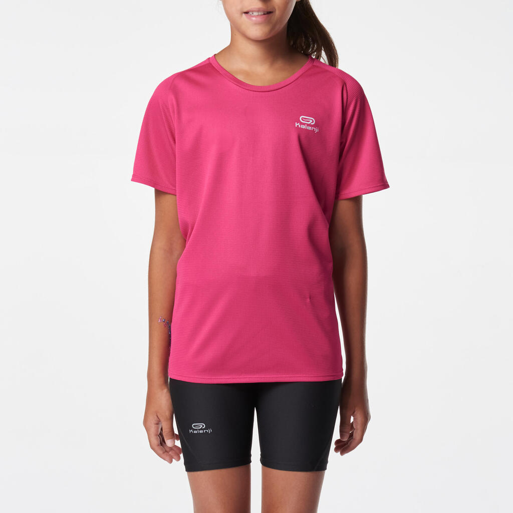 OTROŠKA TEKAŠKA MAJICA RUN DRY ROZA