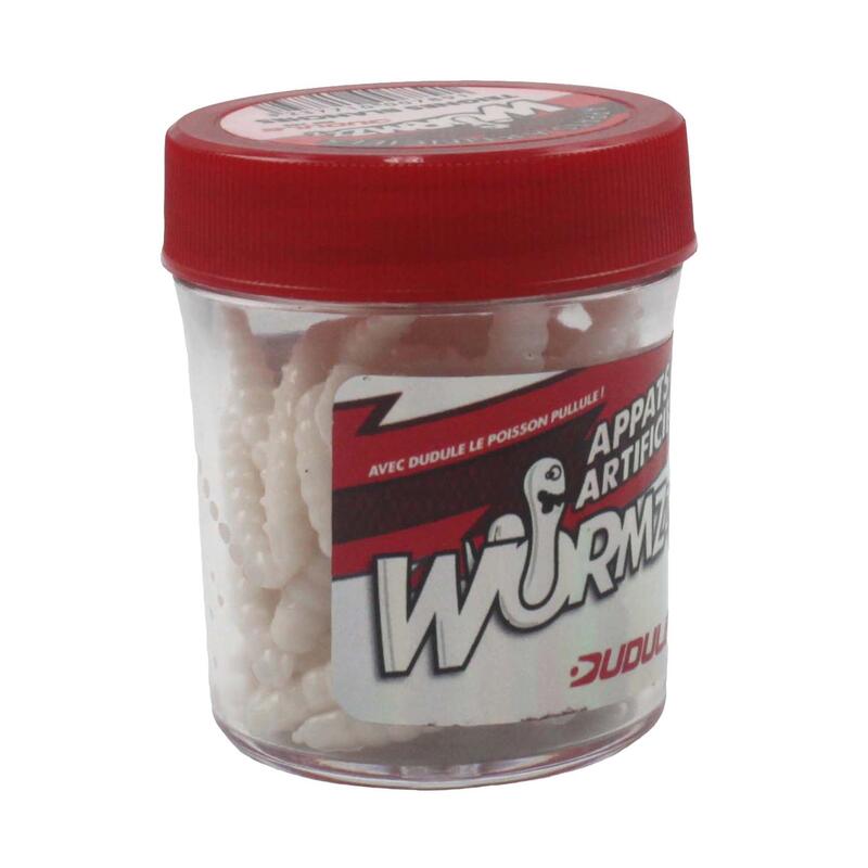 TROUT POND FISHING BAIT WAX WORMS 20 G WHITE DUDULE Decathlon