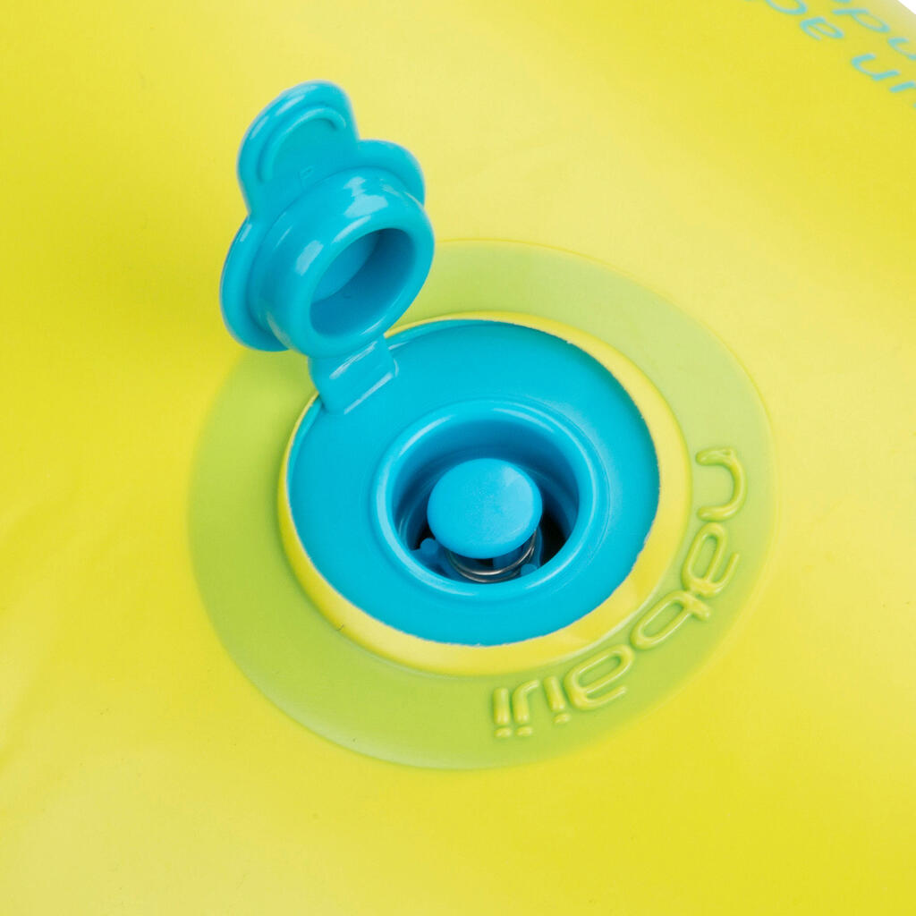 Schwimmring aufblasbar mit Griffen große Größe 92 cm - Allpop transparent 