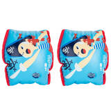 Kids swimming soft armbands 15-30kg - printed blue