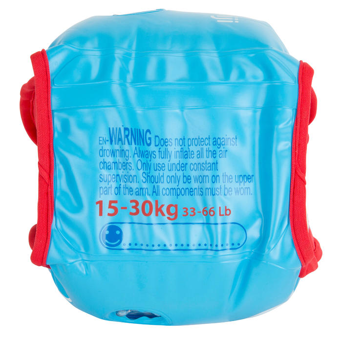 15 30 kg Children’s Inner Fabric Swimming Armbands Blue "Pirate