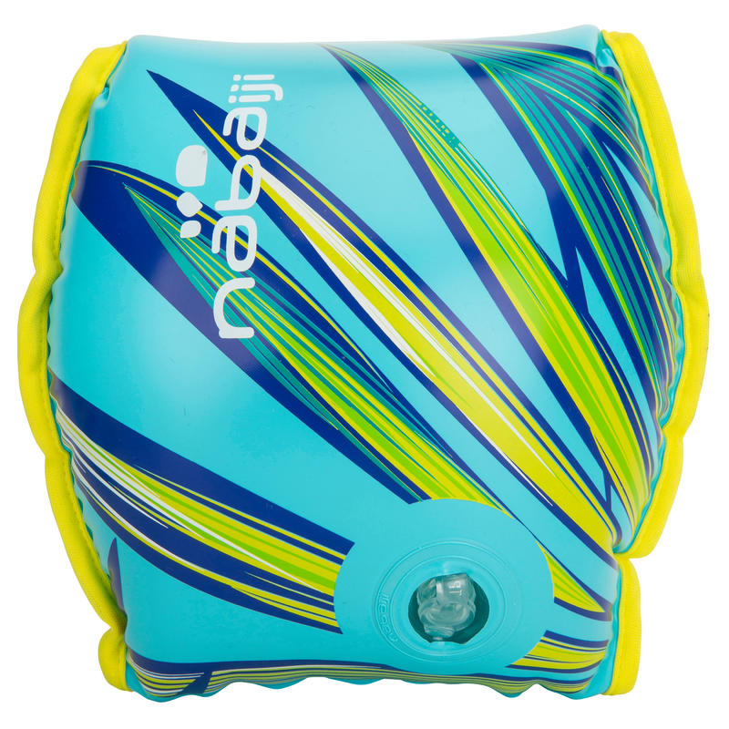 Adult swimming armbands printed blue