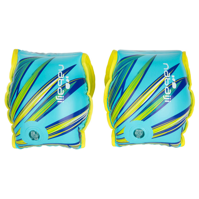 Adult swimming armbands printed blue