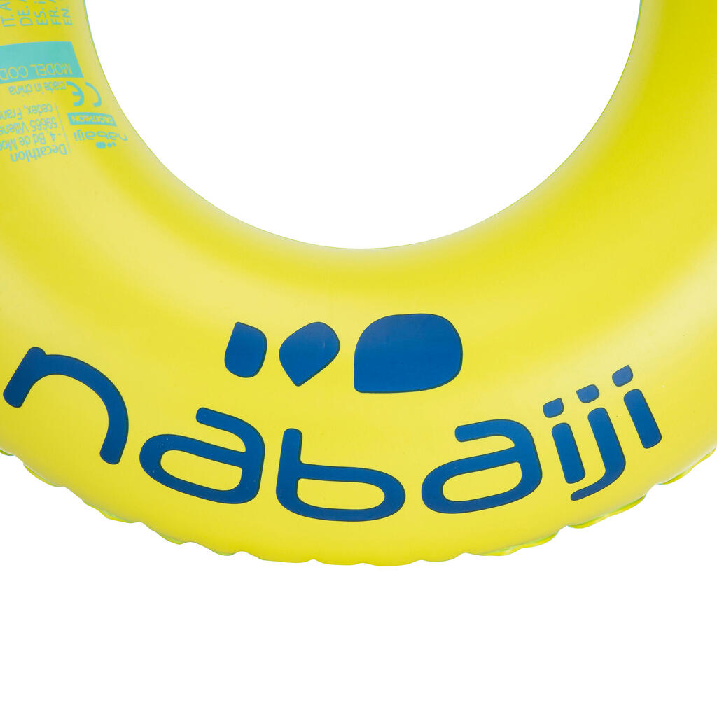 Schwimmring aufblasbar mit Griffen große Größe 92 cm - Allpop transparent 