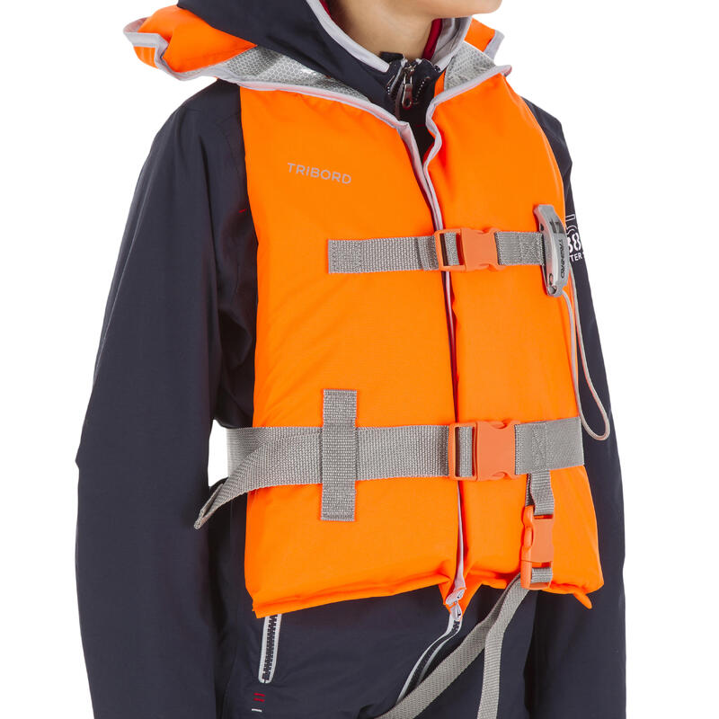 Gilet de sauvetage mousse bateau enfant LJ 100N orange