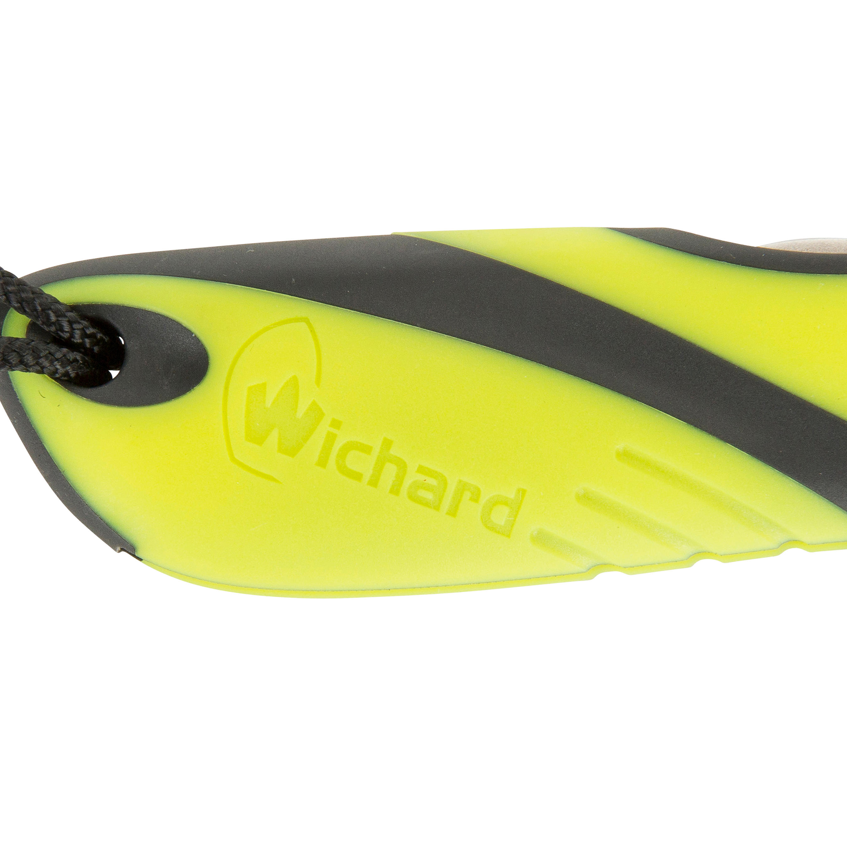 Couteau marin démanilleur épissoir bateau noir/jaune 7/8