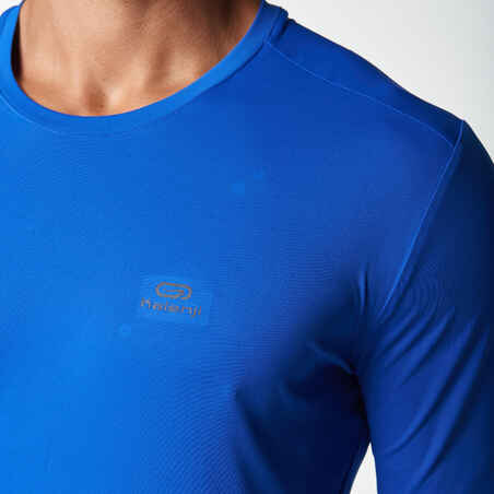 SUN PROTECT MEN'S RUNNING T-SHIRT BLUE