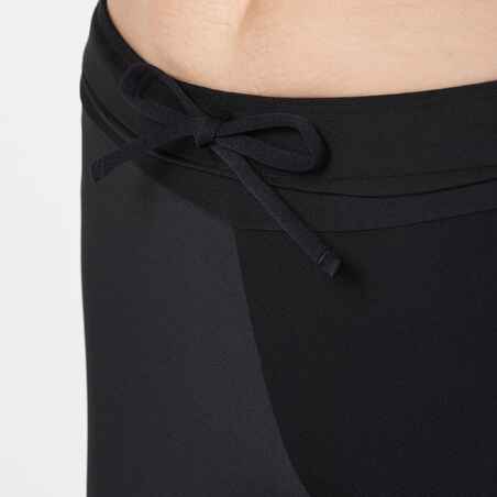 RUN DRY WOMEN'S TIGHT SHORTS - BLACK