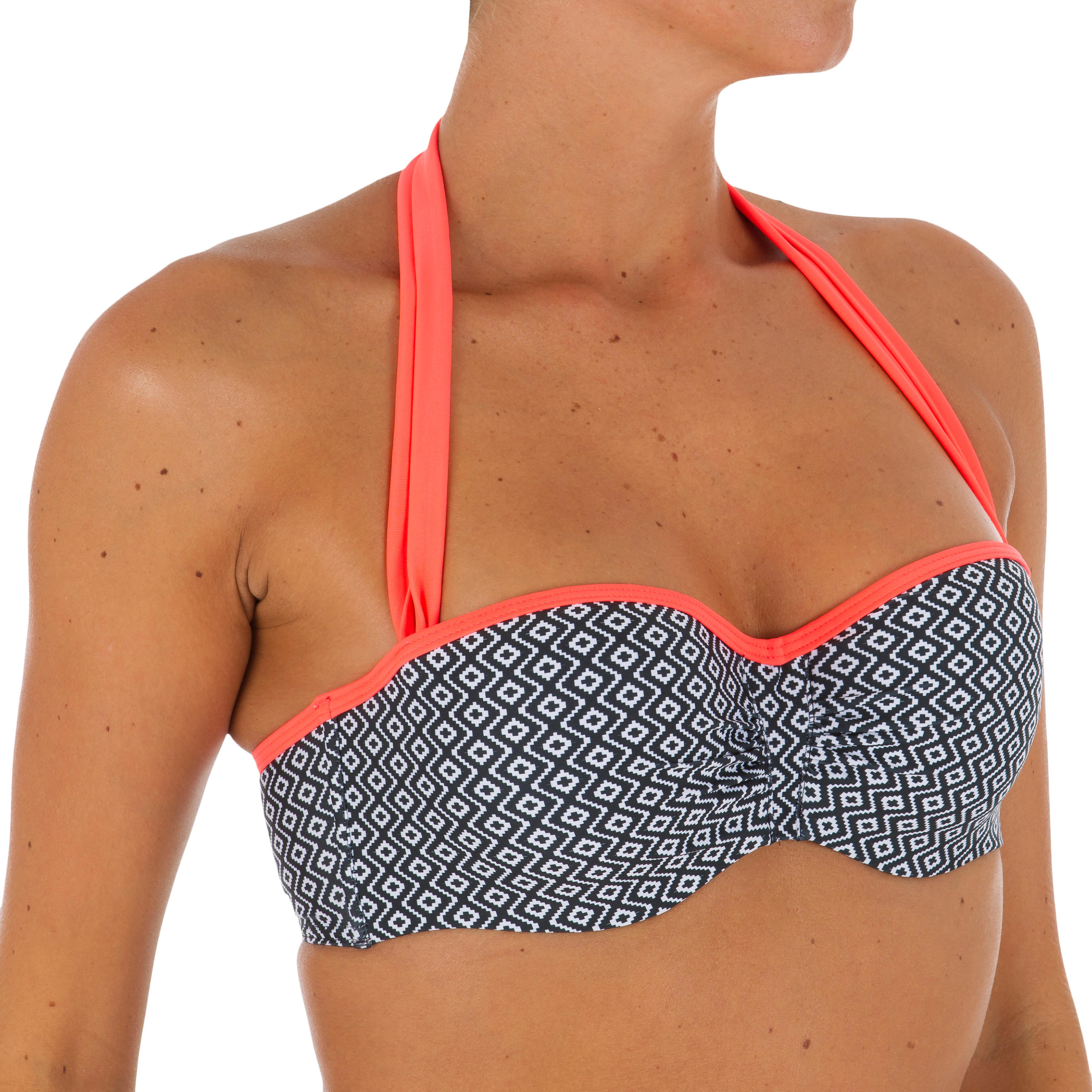 underwired bandeau swimsuit