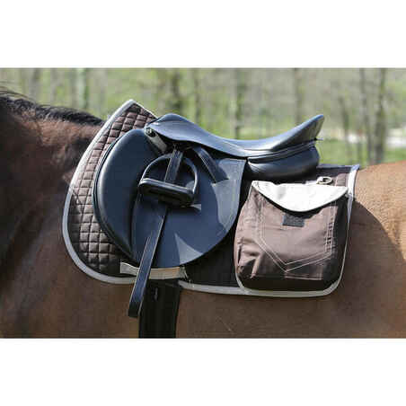 Horse Riding Trail Saddle Cloth for Horses Sentier - Brown