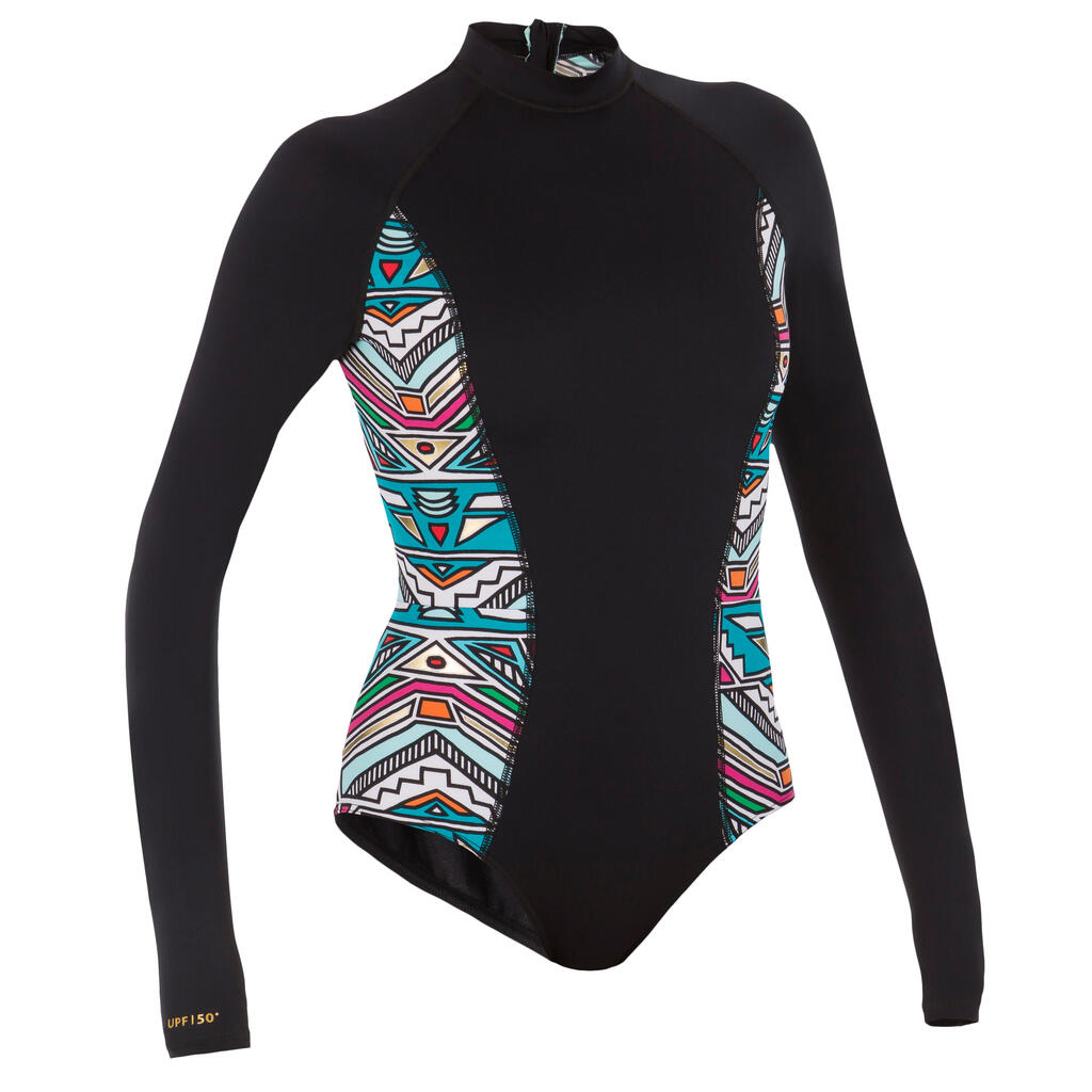 Badeanzug langarm Dani Bondi mit Back Zip Damen