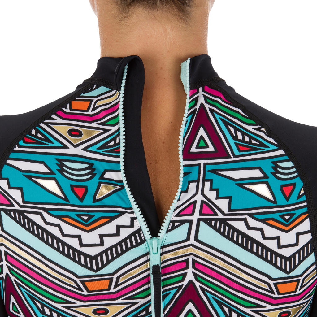 Badeanzug langarm Dani Bondi mit Back Zip Damen