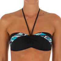 Laeti Women's Bandeau Swimsuit Top with Fixed Padded Cups - Isiketu