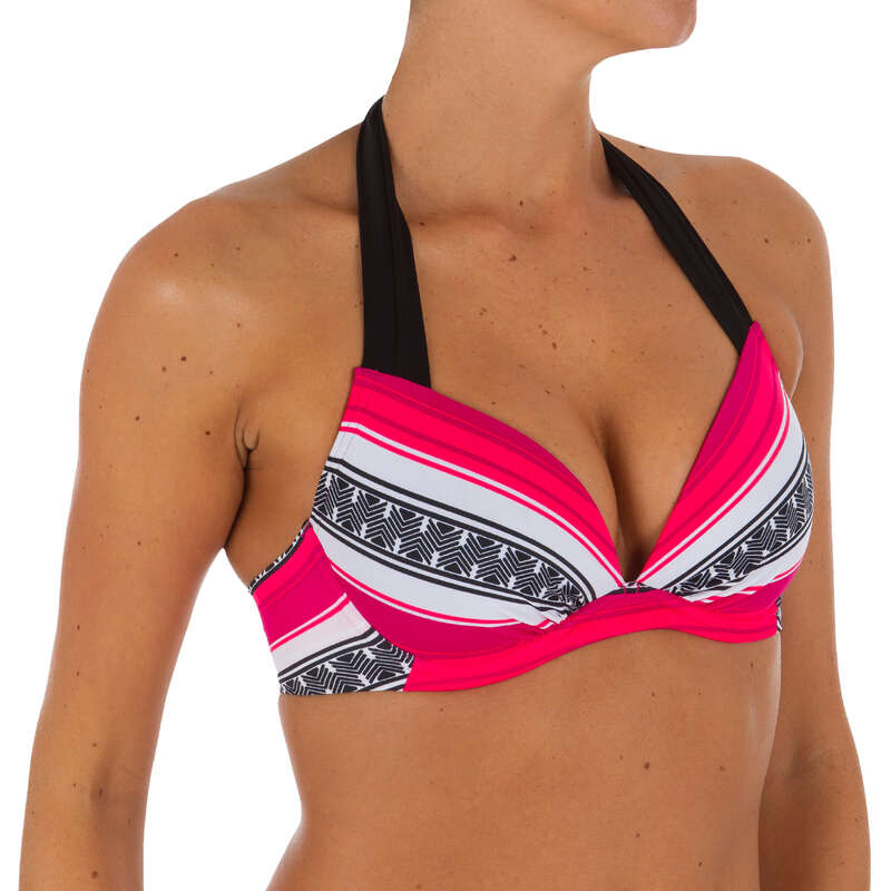 WOMEN BEGINNER SURF SWIMSUIT Surf - Elena Women's Push-Up Guarana OLAIAN - Surf Clothing