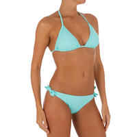 Sabi Women's High-Leg Bikini Bottom Surf Briefs with Tie Sides - Frozen