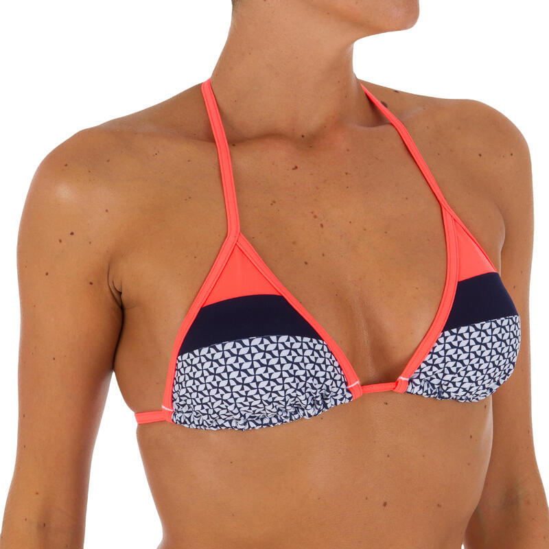 Haut de maillot de bain femme triangle coulissant avec coques MAE BAWA ADMIRAL